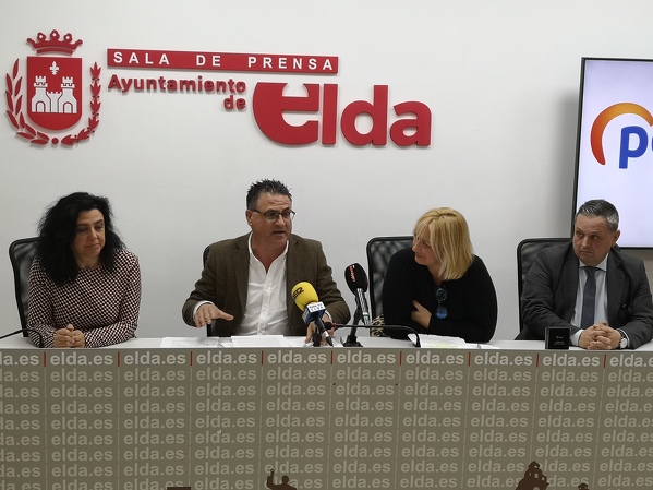 El PP presenta los presupuestos más sociales de la historia de la Generalitat con más de 6 millones en inversiones para Elda
