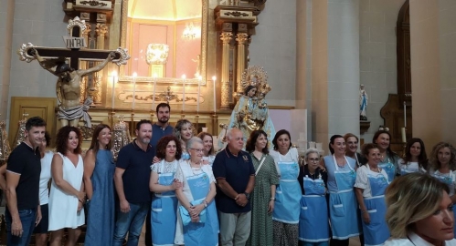 Grupo Municipal Popular de Elda vestidura de la Virgen de la Salud